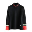 【365日出荷対応】 ディセンバーメイ ゴルフ モックネック ニット レディース 長袖 ハイネック モックシャツ ニットシャツ 起毛 保温 ストレッチ 日本製 秋冬 無地 ゴルフウェア ゴルフウェア ブランド ロゴ 2-012-0501 DECEMBERMAY