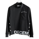 【365日出荷対応】 ディセンバーメイ ゴルフ モックシャツ メンズ レディース 長袖 ハイネック モックネック シャツ 保温 軽量 微起毛 吸水速乾 ストレッ...