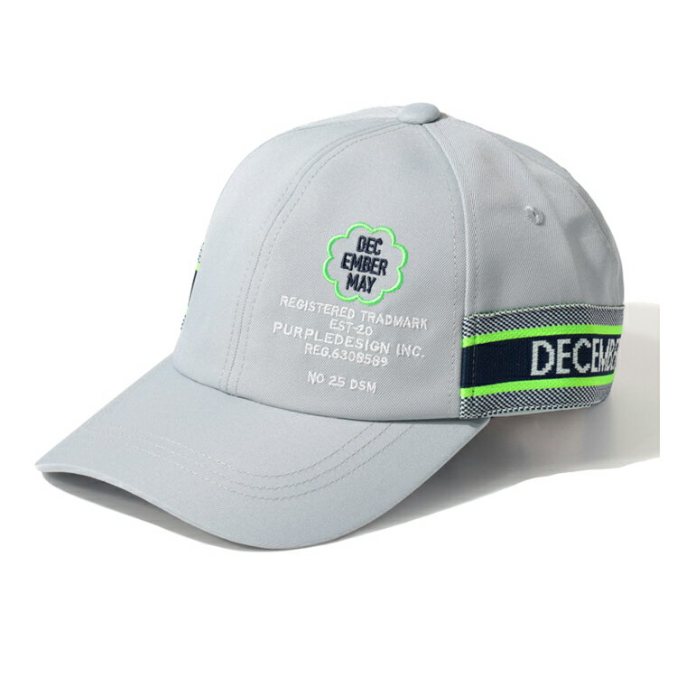 【12月はエントリーするとポイント3倍】 ディセンバーメイ ゴルフ キャップ メンズ レディース 帽子 ゴルフキャップ ロゴニットテープ 速乾 ブランド 無地 3-999-5021 DECEMBERMAY