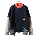 【365日出荷対応】 ディセンバーメイ ゴルフ モックネック スウェット メンズ レディース 長袖 ハイネック トレーナー ダンボールニット ストレッチ 軽量 ...