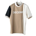 【365日出荷対応】 ディセンバーメイ ゴルフ モックシャツ メンズ 半袖 ハイネック モックネック ストレッチ 吸汗速乾 UVカット 接触冷感 軽量 無地 シ...