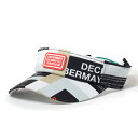 DECEMBERMAY Tricolor print visor/ UNISEX