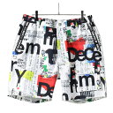 【365日出荷対応】 ディセンバーメイ ゴルフ ショートパンツ メンズ パンツ ストレッチ 吸湿速乾 軽量 5ポケット 総柄 グラフィック柄 ゴルフウェア ブラ...