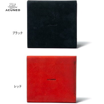 【キャッシュレス5%還元】 アクネオ 財布 COTTON 札入れ 二つ折り財布 牛革 ANMW9FS1 ACUNEO メンズ レディース ユニセックス