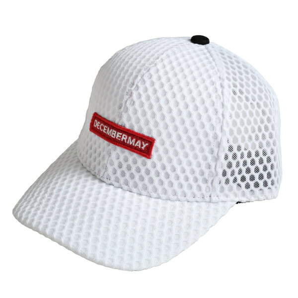 【365日出荷対応】 ディセンバーメイ ゴルフ キャップ メンズ レディース 帽子 ゴルフキャップ 吸水 メッシュキャップ 白 ブランド 3-999-5008 ...