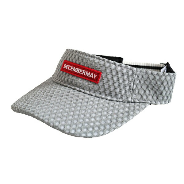 【365日出荷対応】 ディセンバーメイ ゴルフ バイザー メンズ レディース サンバイザー ゴルフバイザー キャップ 帽子 ブランド グレー 3-999-510...