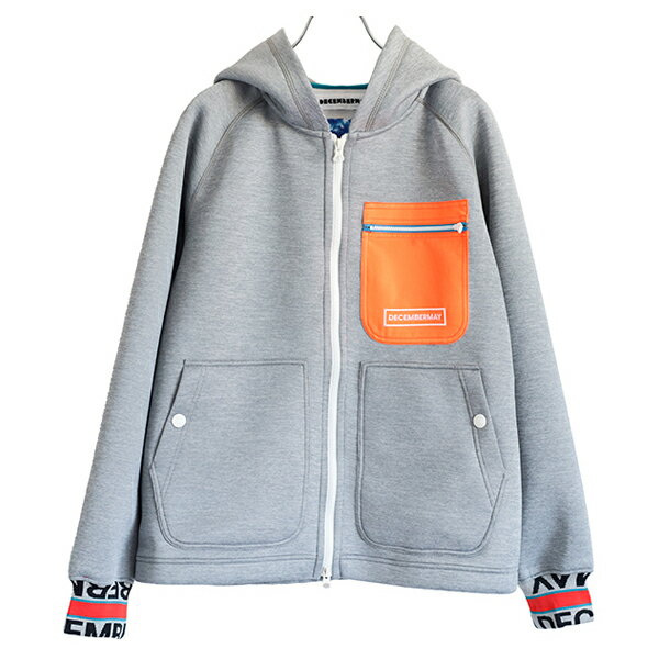 【365日出荷対応】 ディセンバーメイ ゴルフ パーカー ユニセックス フード フーディー フルジップ ダンボールニット 春 秋 冬 ゴルフウェア ブランド 4-305-1204