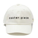 【月間優良ショップ受賞】 マスターピース ゴルフ キャップ メンズ レディース ゴルフキャップ 帽子 ブランド ロゴ 無地 白 ホワイト サイズ調節 スポーツ 312000