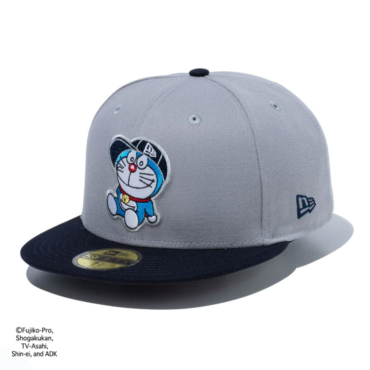 【365日出荷対応】 ニューエラ キャップ コラボ メンズ レディース 帽子 ドラえもん 59FIFTY 14174589 NEW ERA 無地 シール 平つば フラットバイザー ブランド