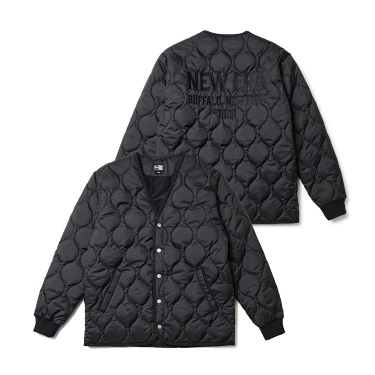 【365日出荷対応】 ニューエラ ゴルフ ジャケット メンズ レディース カーディガンジャケット キルティング ゴルフウェア ブランド 秋 冬 無地 14669884 NEW ERA