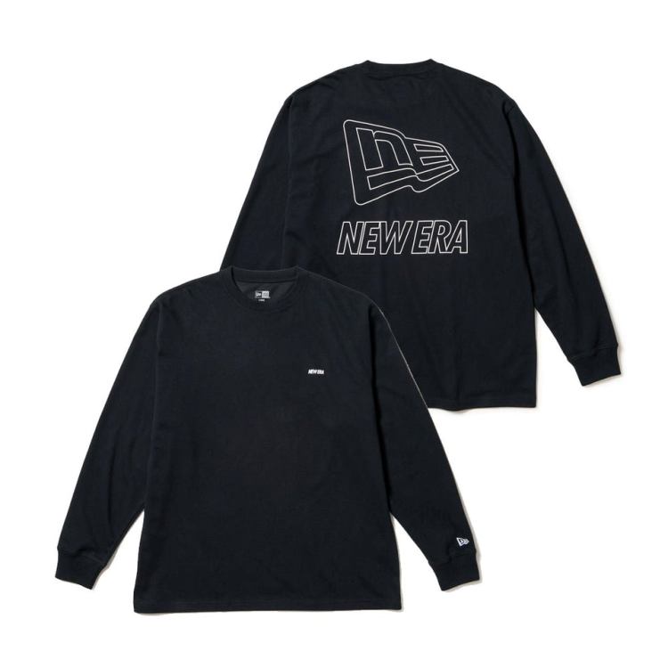 【365日出荷対応】ニューエラ Tシャツ メンズ レディース 長袖 シャツ オーバーサイズ クールエラ 吸汗速乾 無地 14674833 NEW ERA ブラン...