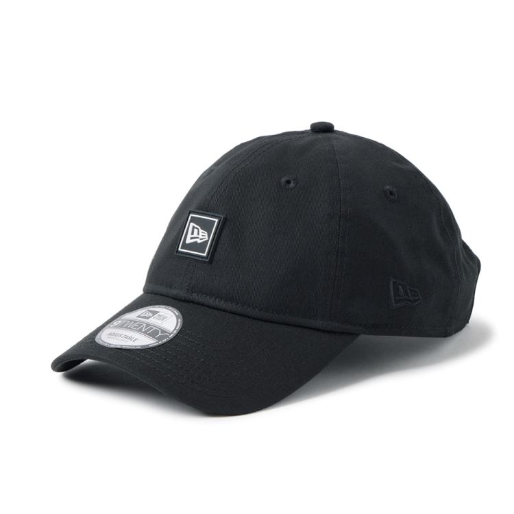 Rakuten - 【365日出荷対応】 ニューエラ キャップ メンズ レディース 帽子 ラバーパッチ 9TWENTY 14745103 NEW ERA 無地 ブランド シール クロスストラップ