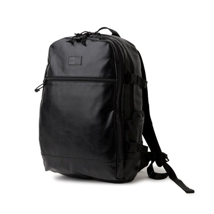 Rakuten - 【365日出荷対応】 ニューエラ バックパック メンズ レディース バッグ スマートパック リュック 28L スクエア型 シンセティックレザー 無地 ロゴ ブランド 14750853 NEW ERA