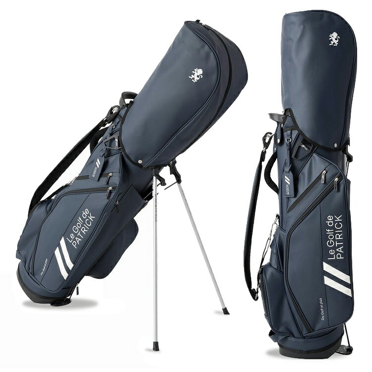 【月間優良ショップ受賞】 パトリック ゴルフ キャディバッグ スタンドバッグ メンズ レディース ユニセックス 9.0型 4分割 約3.4kg 軽量 ゴルフバッ...