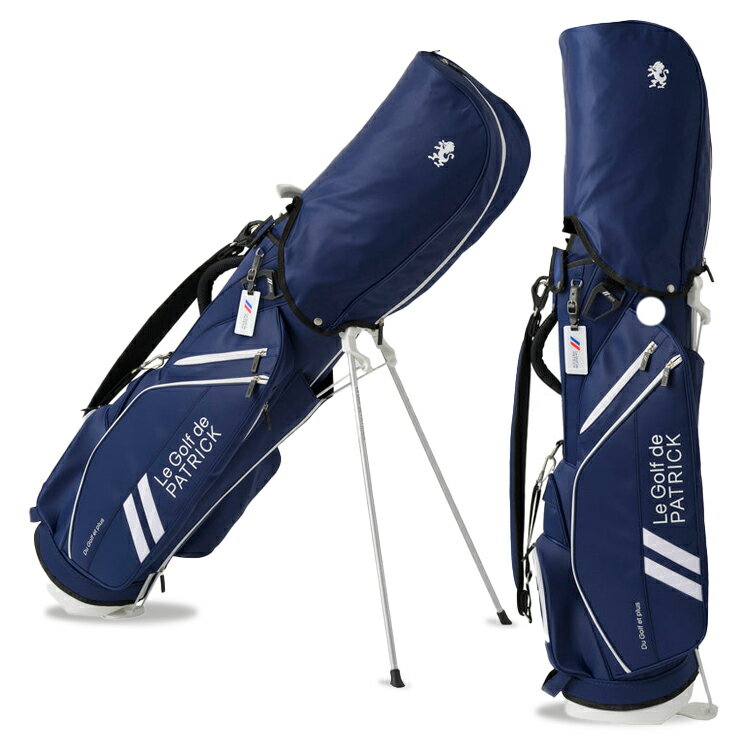 【月間優良ショップ受賞】 パトリック ゴルフ キャディバッグ スタンドバッグ メンズ レディース ユニセックス 9.0型 4分割 約3.0kg 軽量 PL プレ...