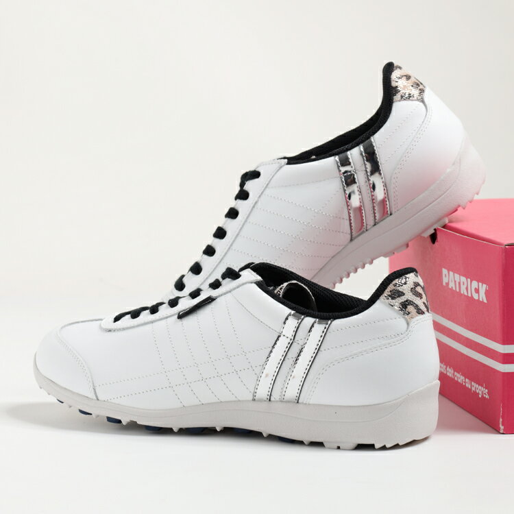 【毎日エントリーするとポイント3倍アップ】 パトリック ゴルフ シューズ メンズ 靴 スパイクレス パミール カップ レオパード 日本製 紐 紐靴 ゴルフシューズ ローカット スニーカー ブランド 無地 PAMIR PATRICK G2320