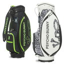 【月間優良ショップ受賞】 サイコバニー ゴルフ キャディバッグ メンズ 9.0型 5分割 約4.3kg カートバッグ ゴルフバッグ 無地 ロゴ レア ブランド ...