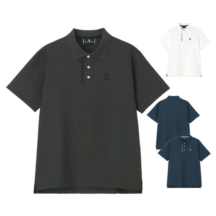 樂天商城 - 【365日出荷対応】 サイコバニー ゴルフ ポロシャツ メンズ 半袖 シャツ ポロ EVALETアムンゼン襟デザイン ゴルフウェア 無地 ロゴ 春 夏 秋 ブランド GF732 PSYCHO BUNNY