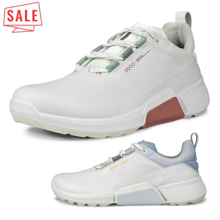 【365日出荷対応】 25%オフ エコーゴルフ シューズ レディース 紐 BIOM H4 ゴアテックス ゴルフシューズ ブランド レザー 靴 バイオム EG10...