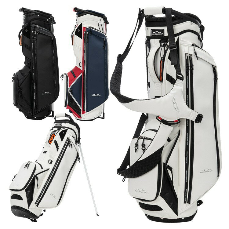【月間優良ショップ受賞】 サンマウンテン ゴルフ キャディバッグ スタンドバッグ メンズ レディース 自立式 9.0型 約3.2kg 軽量 4分割 ゴルフバッグ 無地 ブランド SUMG6SC2 SUNMOUNTAIN