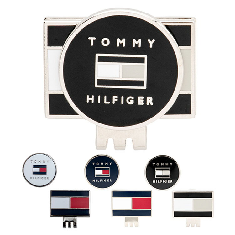 【365日出荷対応】 トミーヒルフィガー ゴルフ マーカー メンズ レディース 台座 小さめ 小さ目 フラッグロゴ ギフト プレゼント TOMMY HILFIGER GOLF THMG2SM1