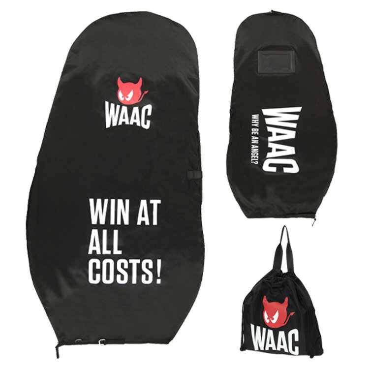 【365日出荷対応】 ワック ゴルフ トラベルカバー メンズ レディース キャディバッグカバー 保護 コンパクト 収納 ゴルフ用品 無地 ブランド 072242...