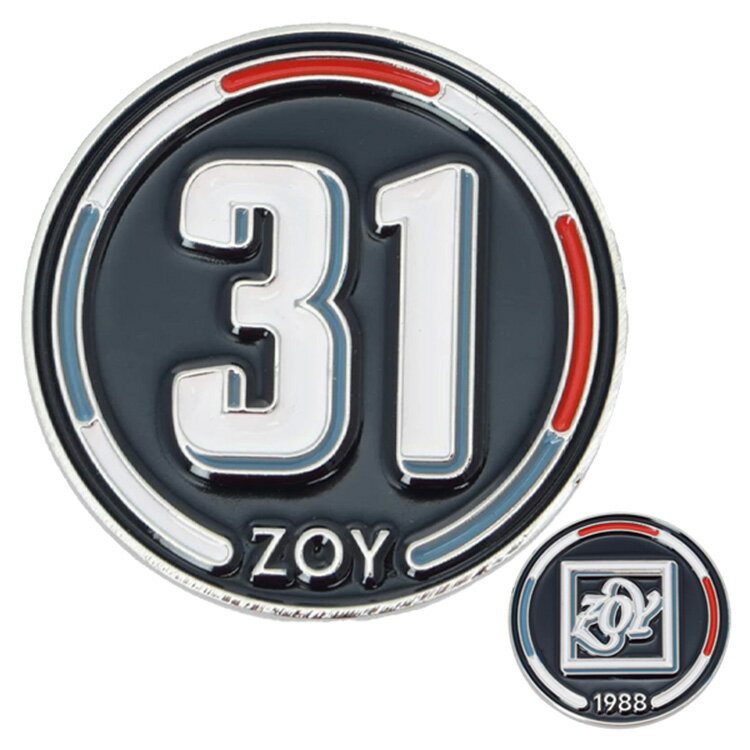 【365日出荷対応】 ゾーイ ゴルフ マーカー メンズ レディース メタルマーカー コインマーカー メタル 軽量 ロゴ ブランド 071789895 ZOY