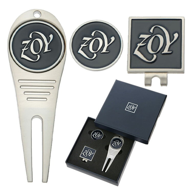【365日出荷対応】 ゾーイ ゴルフ マーカー グリーンフォーク メンズ レディース メタルマーカー セット コインマーカー メタル ギフト ロゴ ブランド 071799802 ZOY