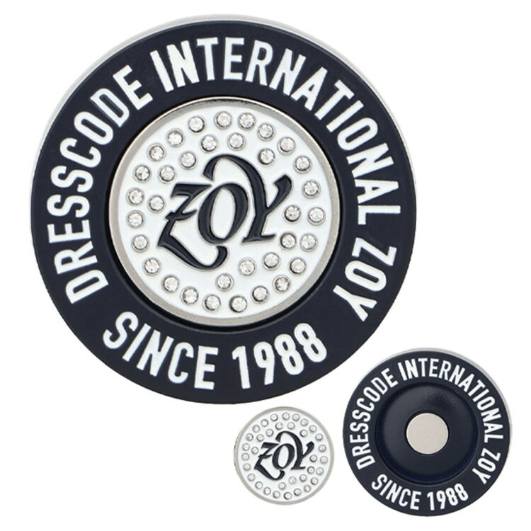 【365日出荷対応】 ゾーイ ゴルフ マーカー メンズ レディース メタルマーカー ペアマーカー コインマーカー マグネット式 メタル 軽量 ロゴ ブランド 071799885 ZOY