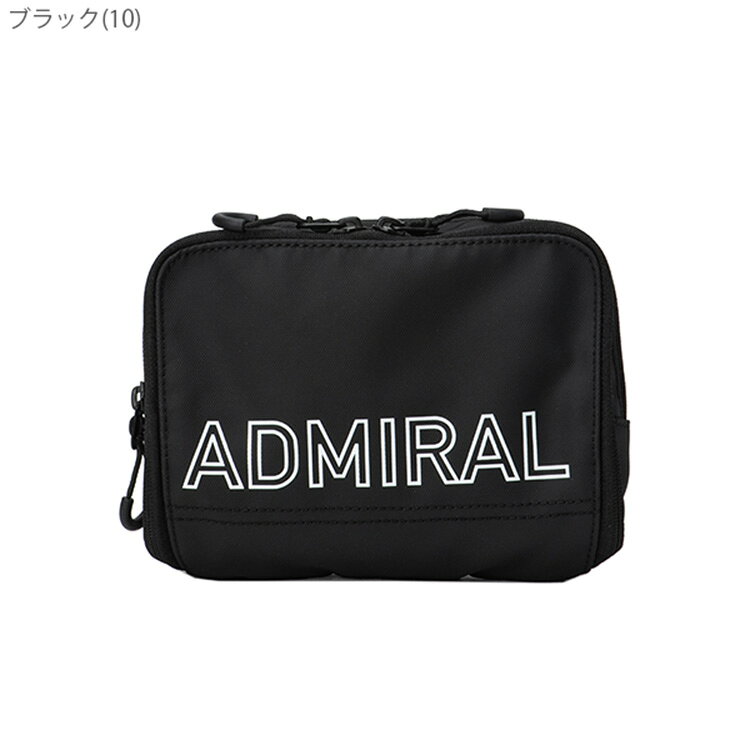 竹内ゴルフ 楽天市場店の【セール対象】 アドミラルゴルフ ラウンドポーチ メンズ レディース バッグ ポーチ ラウンドバッグ マルチ ゴルフバッグ ブランド ロゴ 無地 ADMZ5AE8 Admiral Golf｜アングル2