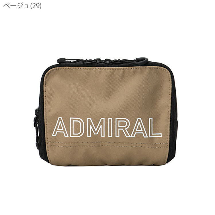 竹内ゴルフ 楽天市場店の【セール対象】 アドミラルゴルフ ラウンドポーチ メンズ レディース バッグ ポーチ ラウンドバッグ マルチ ゴルフバッグ ブランド ロゴ 無地 ADMZ5AE8 Admiral Golf｜アングル3