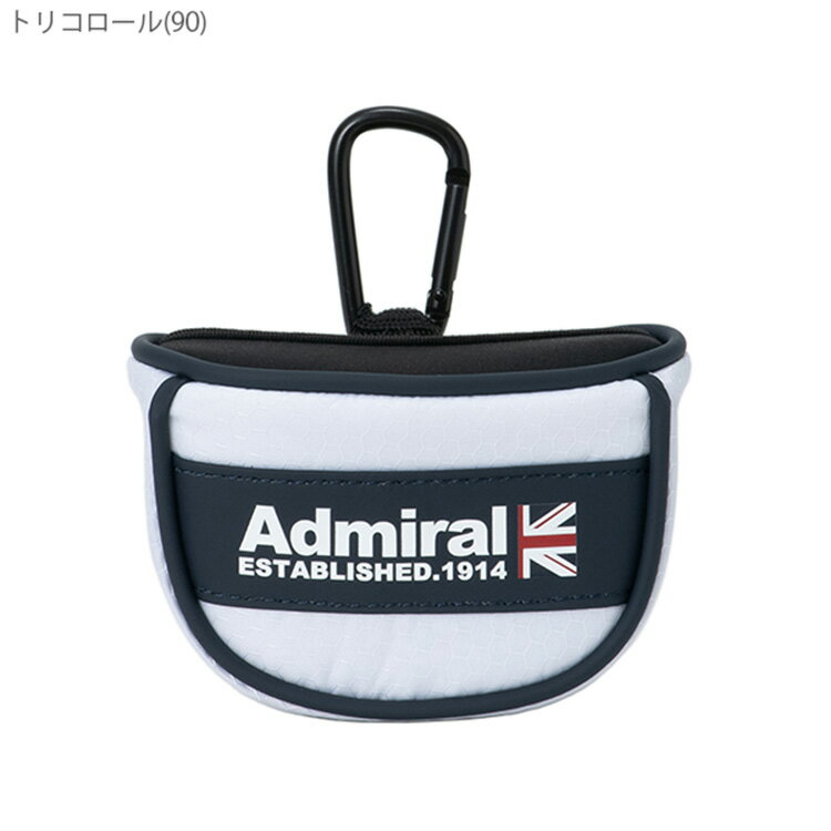 アドミラルゴルフ ボールポーチ メンズ レディース ボールケース 2個収納 カラビナ...