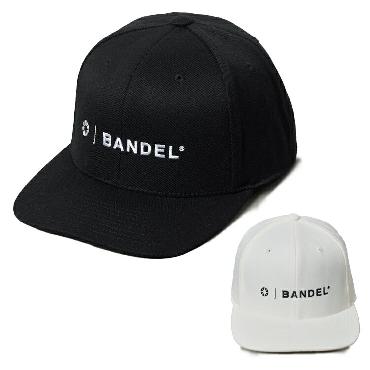 バンデル ゴルフ キャップ メンズ レディース ゴルフキャップ 吸湿 ストレッチ スナップバック 6パネル フラットバイザー 帽子 無地 ブランド BANDEL GOLF BG-46EFVCP