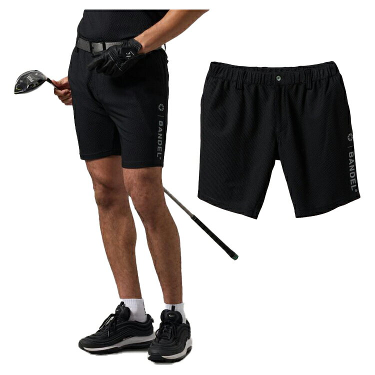 バンデル ゴルフ ハーフパンツ メンズ 短パン 吸水速乾 UVカット ストレッチ 通気性 ゴルフウェ