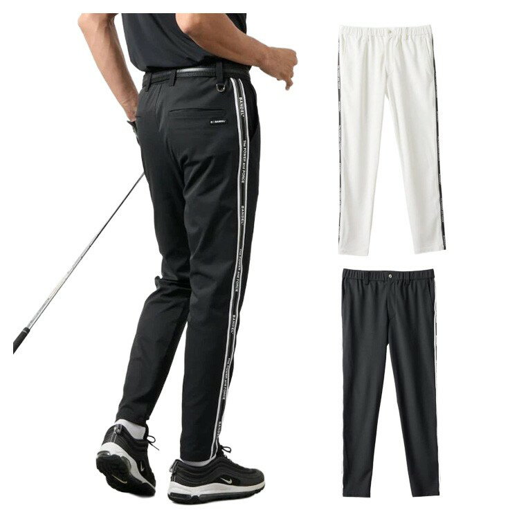 Pants - バンデル ゴルフ パンツ メンズ テーパードパンツ 長ズボン 吸汗速乾性 通気性 ゴルフウェア ブランド ライン ロゴ BGS-6STDTP BANDEL GOLF