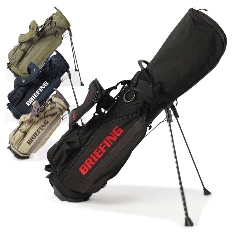 ブリーフィング ゴルフ キャディバッグ スタンドバッグ メンズ 9.5型 4分割 約3.79kg CR-4 #04 スタンドキャディバッグ ゴルフバッグ レア ブランド ロゴ BRIEFING GOLF BRG253D03