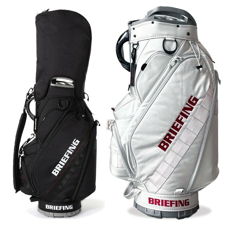 美品　定価5-6万？　BRIEFING シルバー中型ゴルフバッグ 楽天市場】ブリーフィング キャディバッグ（カラーシルバー）（ゴルフ