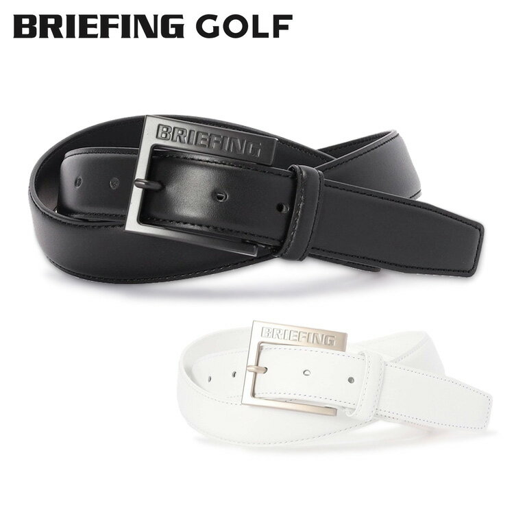 ブリーフィング ゴルフ ベルト メンズ ロゴ レザー 牛革 シンプル ゴルフウェア ゴルフアクセサリー ブランド ロゴ BRIEFING GOLF BRG261F05