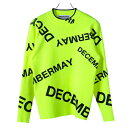 ディセンバーメイ ゴルフ ニット メンズ 長袖 ハイネック モックネック セーター 保温 温かい 軽量 ストレッチ 総柄 ゴルフウェア ブランド ロゴ DECE...