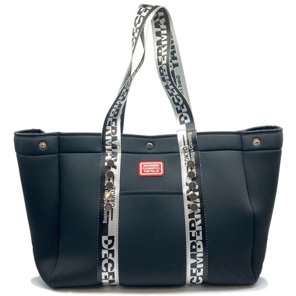 ディセンバーメイ ゴルフ トートバッグ メンズ レディース 無地 ネオプレーン カートバッグ 黒 ブラック BLACK 3-999-8504 DECEMBERM...