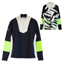 ディセンバーメイ ゴルフ フリース メンズ ハーフジップ 長袖 ハイネック ミドル丈 トップス ブルゾン 蓄熱 保温 UVケア ストレッチ キルティング ゴルフ...