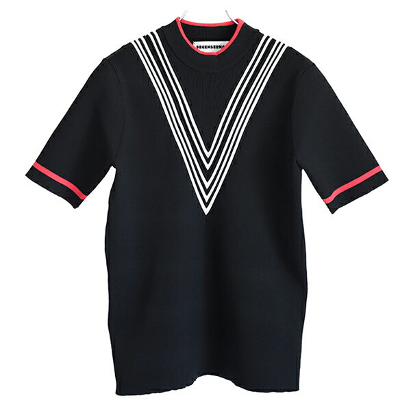 ディセンバーメイ ゴルフ モックシャツ メンズ ニット モックネック 半袖 ハイネック 軽量 無地 春 夏 秋 ゴルフウェア ブランド 1-205-1021