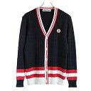 ディセンバーメイ ゴルフ カーディガン メンズ ニット 軽量 薄手 ボタン エコ素材 ゴルフウェア 春 秋 ブランド 1-305-1023