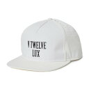 V12 ゴルフ キャップ メッシュ メンズ レディース ゴルフキャップ 帽子 LUX ブランド 無地 白 ホワイト サイズ調節 シンプル スポーツ 無地 VLX...