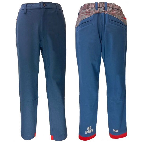 ディセンバーメイ ゴルフ ウェア メンズ パンツ ウォーム ズボン 秋 冬 発熱 ストレッチ ネイビー NAVY 紺 ブランド 1-012-2004 DECEMBERMAY