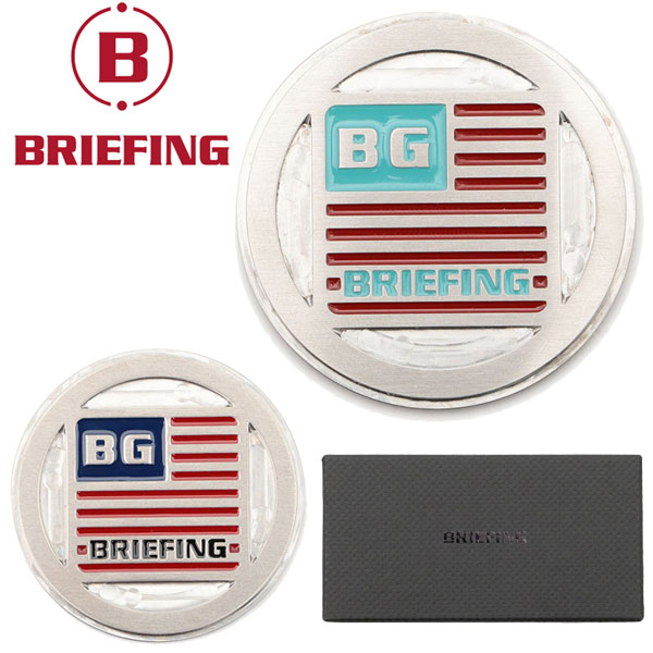 ブリーフィング ゴルフ マーカー メンズ レディース 削りだし 化粧箱 さびにくい SUS303 ステンレス ギフト 星条旗 クルーズ ライン BRIEFING GOLF BRG211G18