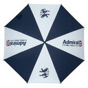 アドミラルゴルフ 傘 かさ メンズ レディース サマーシールド アンブレラ 遮光100% UVカット 晴雨兼用 ジャンプ式 Admiral Golf トリコロー...