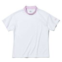 【アウトレット商品】 ニューエラ ゴルフ モックシャツ コラボ レディース 半袖 シャツ ミッドネック 紺野ゆり ゴルフウェア 無地 春 夏 秋 ブランド 13...
