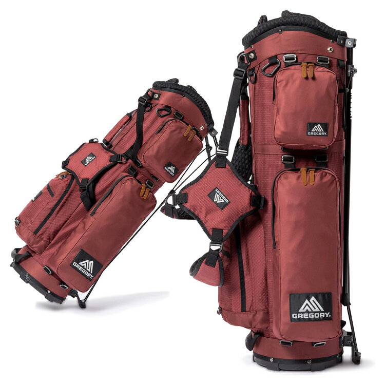 グレゴリー ゴルフ キャディバッグ スタンドバッグ ユニセックス 9.0型 約2.68kg 5分割 軽量 無地 ゴルフバッグ レア ブランド GREGORY G...