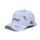 ニューエラ ゴルフ キャップ メンズ レディース 帽子 スプラッシュ ゴルフキャップ 9FORTY A-Frame 13762973 NEW ERA 総柄 シール スナップバック カーブバイザー